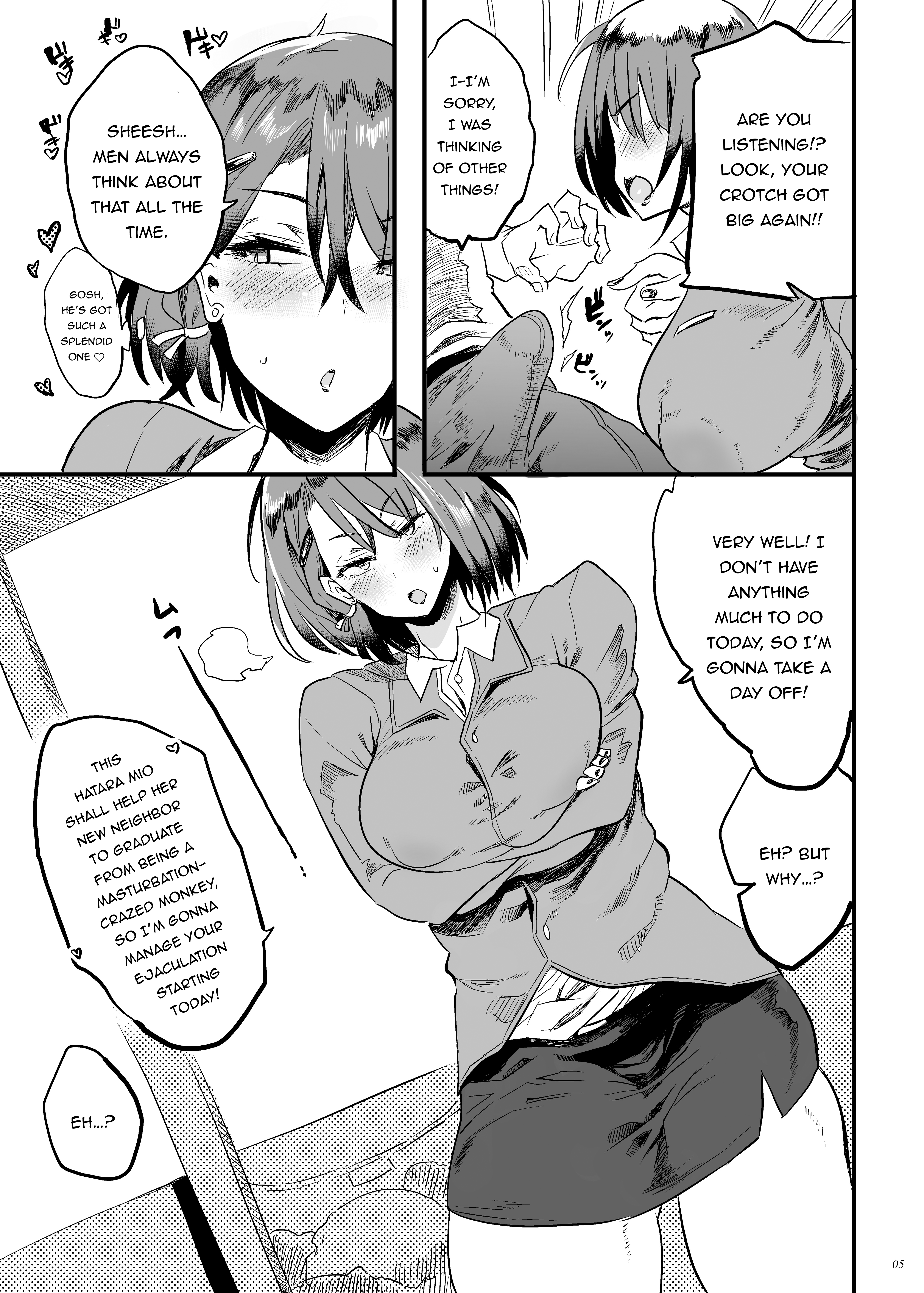 Hentai Manga Comic-The Office Lady Next Door Won't Leave Me Be Unless She Keeps Me Under Control-Read-4